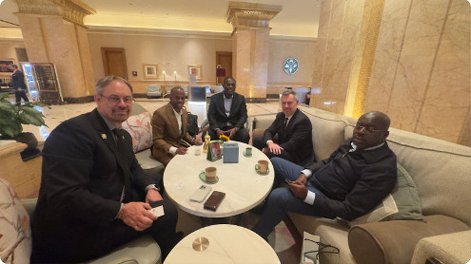 Strategic meeting with the Gabonese Ambassador to Saudi Arabia and ANPI-Gabon