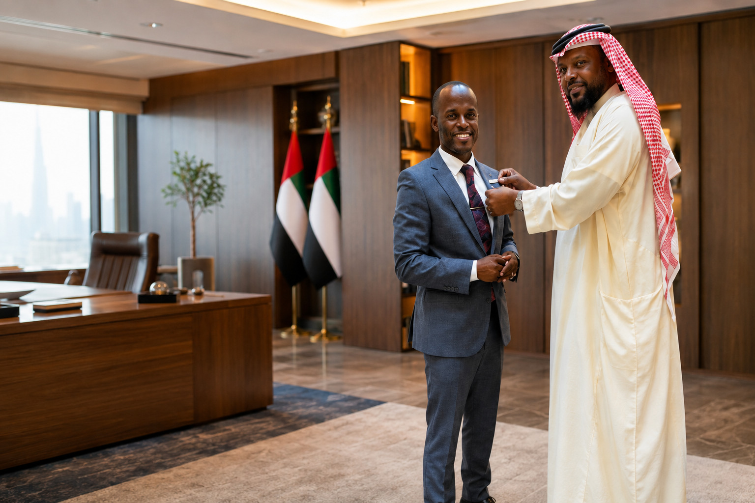Strategic investment partnership meeting in Dubai